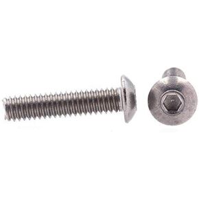 Prime-Line 9168888 Socket Cap Screws, Button Head, Hex (Allen) Drive, #8-32 X 3/4 in (10 Pack)