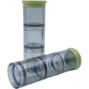 2PCS 3Compartment Small Pill Box Travel Pill Organizer Oversize Pill Box Daily Pill Container Medicine Refill kit