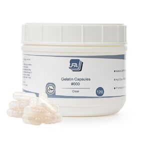 Size 000 Empty Capsules - 500 Count Gelatin Capsules Empty - 000 Joined Fillable Capsule - Pill Capsules Empty for Pill Filler Tray - Certified Halal Beef Gel Caps
