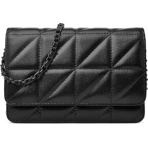 دوريس اند جاكي حقائب كتف جلدية صغيرة للنساء حقائب سفر أنيقة مبطنة عبر الجسم مع سلسلة معدنية in Kuwait