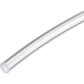 DMiotech 1.5mm x 2mm Clear PVC Tube, Soft Hose for Air Pipelines, Oil Pipelines 10ft Length