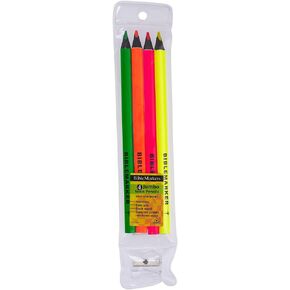 Christian Art Gifts Bible Highlighters, 6 pc Set Assorted Colors, Smudge and Bleed Proof Neon Highlighters for Bible Study, School, Home, Office
