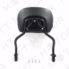HTTMT MT501-007+S- Detachable Sissy Bar Pad W/Backrest Compatible with 2015-2020 Harley FLRT FreeWheeler 2016