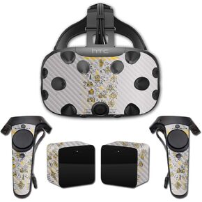 MightySkins Carbon Fiber Skin for HTC Vive Full Coverage - Detective Map | Protective, Durable Textured Carbon Fiber Finish | Easy to Apply, Remove, and Change Styles | Made in The USA