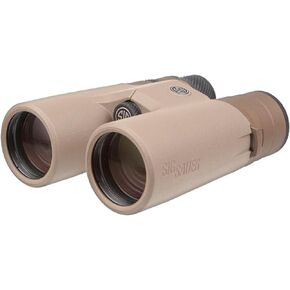 SIG SAUER ZULU8 HDX 10x42mm Waterproof Fogproof Durable Bright Clear Precise Ergonomic Closed Bridge FDE Hunting Binoculars with Anti-Reflective Lenses - Molded EVA Carrying Case Included
