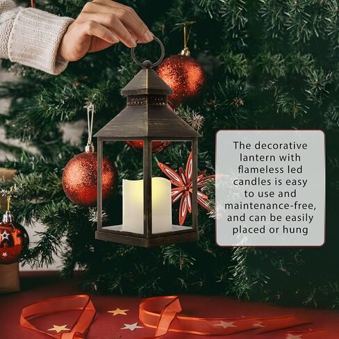 عيد الميلاد ديكور شمعة فانوس ديكور معلق فانوس لطاولات المنزل الداخلي والمواقد والباحات في الهواء الطلق in Kuwait
