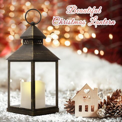 عيد الميلاد ديكور شمعة فانوس ديكور معلق فانوس لطاولات المنزل الداخلي والمواقد والباحات في الهواء الطلق in Kuwait