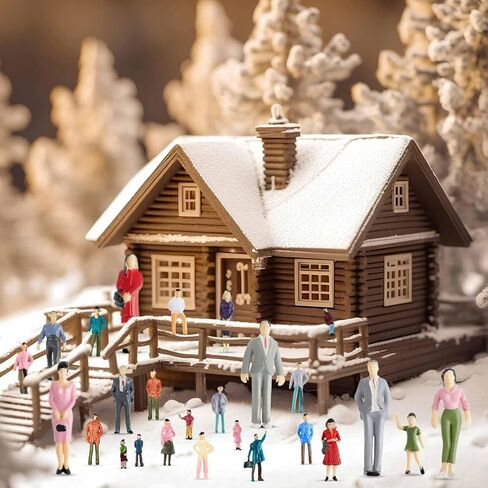 Namalu 140 قطعة تماثيل صغيرة للأشخاص 1: 25 1: 50 1: 75 1: 150 مقياس أشخاص صغيرين نموذج تماثيل بلاستيكية معمارية جالسة وواقفًا تماثيل أشخاص مصغرة متنوعة للمشاهد المصغرة in Kuwait