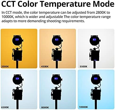 AMBITFUL FL80 RGB FL80RGB LED الفيديو الضوئي 80 واط 5600 كيلو في الهواء الطلق التصوير ضوء النهار الإضاءة ضبط السطوع بونز دعامة لجهاز التثبيت APP in Kuwait