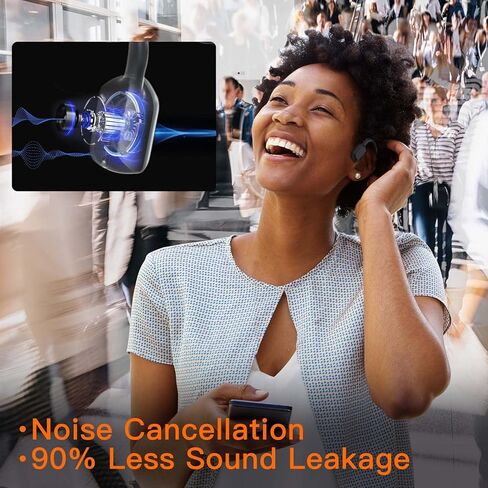 سماعات رأس Run SE (Mojo 1) لاسلكية للتوصيل العظمي - سماعات رأس بلوتوث مفتوحة الأذن مع ميكروفون، عمر بطارية طويل 8 ساعات، سماعات رياضية مقاومة للماء IP67 للجري وركوب الدراجات والتمرين in Kuwait