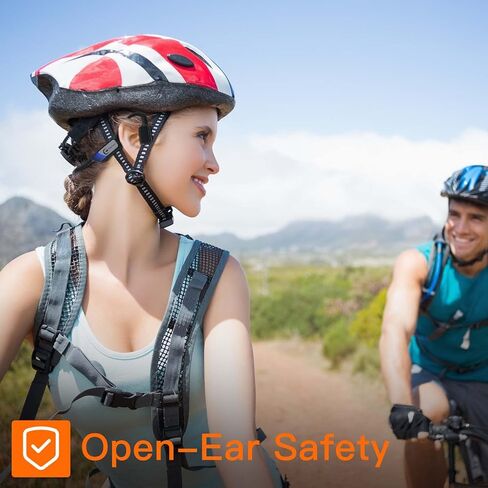 سماعات رأس Run SE (Mojo 1) لاسلكية للتوصيل العظمي - سماعات رأس بلوتوث مفتوحة الأذن مع ميكروفون، عمر بطارية طويل 8 ساعات، سماعات رياضية مقاومة للماء IP67 للجري وركوب الدراجات والتمرين in Kuwait