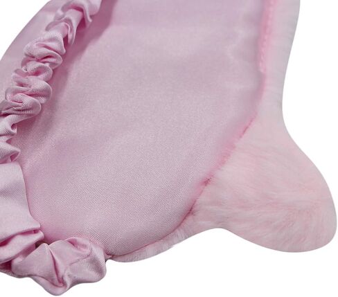 Cute Cat Unicorn Fuzzy Plush Sleep Mask, Soft Silky Blindfold Eye Mask Cover for Women Girls Travel Nap Sleeping in Saudi Arabia