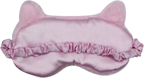 Cute Cat Unicorn Fuzzy Plush Sleep Mask, Soft Silky Blindfold Eye Mask Cover for Women Girls Travel Nap Sleeping in Saudi Arabia