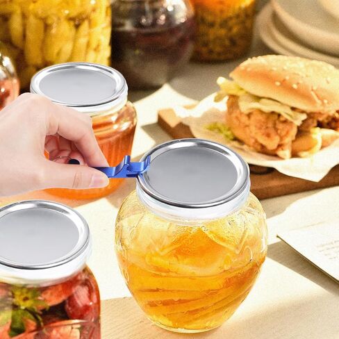 GeeRic Electric Mason Jar Vacuum Sealer, 10 Pcs Mason Jar Sealer Kit Fits Wide & Regular Mouth, Vacuum Sealing Machine Compatible with Food Saver, White in Kuwait