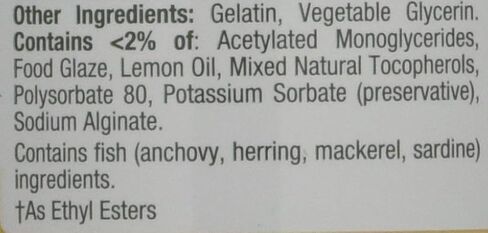 Nature's Bounty Mini Fish Oil Softgels 1290 mg, Omega-3, Supports Heart Health, Odor-Less, 90 Mini Coated Softgels - Pack of 2 in Saudi Arabia