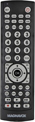 ماجنافوكس MC348 8 في 1 جهاز تحكم عن بعد عالمي | تحكم في ما يصل إلى 8 أجهزة باستخدام جهاز تحكم عن بعد واحد | يعمل مع معظم العلامات التجارية الكبرى | يعمل مع التلفزيون وأقراص DVD وVCR الفضائية والمزيد | in Kuwait