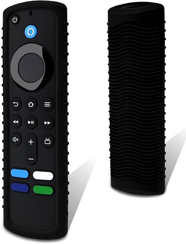 (3 Pack) Protective Cover for Fire TV Stick Remote, Friendly Silicone Material, DropProof, DustProof, Washable, Compatible with Most Models of Fire Stick 4k/Max Voice Remote Case, FireTV Remote Skin in Saudi Arabia