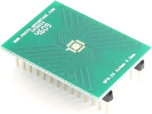 محول Proto-Advantage IPC0014 QFN-24 إلى DIP-28 SMT (مسافة 0.5 مم، هيكل 4 × 4 مم، وسادة 2.1 × 2.1 مم) in Saudi Arabia
