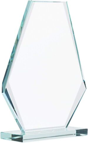 Making A Difference Jade Pyramid Crystal Award, 6" H Custom Making A Difference Award, Engraving Included Prime in Saudi Arabia