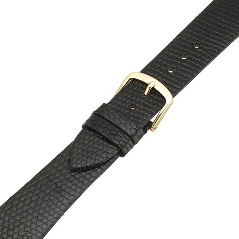 هادلي روما للرجال MSM700RA-200 حزام ساعة جلد سحلية أسود أصلي 20 ملم in Kuwait