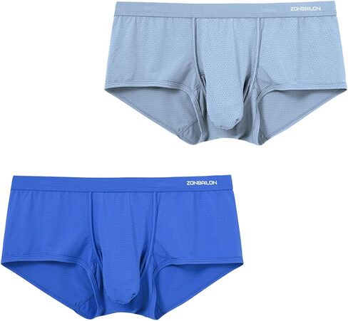 Bulge Enhancing Pouch Mens Boxer Briefs Elephant Nose Trunk Underwear Sexy Breathable Underpanties in Saudi Arabia