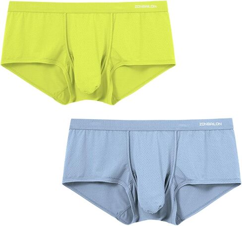 Bulge Enhancing Pouch Mens Boxer Briefs Elephant Nose Trunk Underwear Sexy Breathable Underpanties in Saudi Arabia