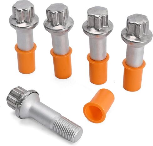 Wheel Lug Nuts Bolt 0009905407, M14 x 1.5 Stainless Steel Wheel Stud Fit for Mercedes Benz W221 ML500 S550 CL63 ML350 GLK350 CL500 GL450 (5) in Saudi Arabia