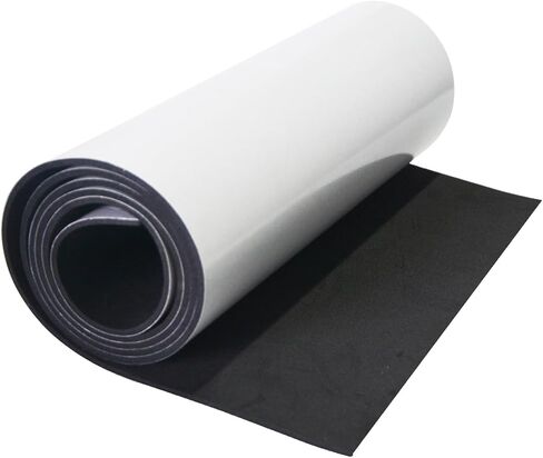 Foam Sheet with Adhesive - 60" x 8" x 1/2" (L*W*T), Black Closed Cell Neoprene Cushion Mat EVA Foam Insulation Padding Soundproof Sheet Roll for Cabinet, DIY Project in Saudi Arabia