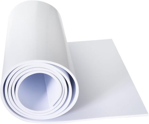 Foam Sheet with Adhesive - 60" x 8" x 1/2" (L*W*T), Black Closed Cell Neoprene Cushion Mat EVA Foam Insulation Padding Soundproof Sheet Roll for Cabinet, DIY Project in Saudi Arabia