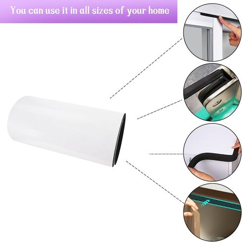 صفائح إسفنجية مع دعامة لاصقة، 11.81 بوصة × 59 بوصة × 1/16 بوصة باللون الأسود، بساط وسادة من النيوبرين ذو خلية مغلقة، بطانة عازلة للصوت من إسفنج EVA، لفات ملاءة عازلة للصوت لمشروعات الحرف اليدوية، سهلة القطع in Kuwait