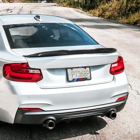 Black carbon fiber license plate frame Aluminum alloy metal license plate cover 2 pack Front & Rear Number Plate Frame Automotive Accessories (Black carbon fiber) in Kuwait