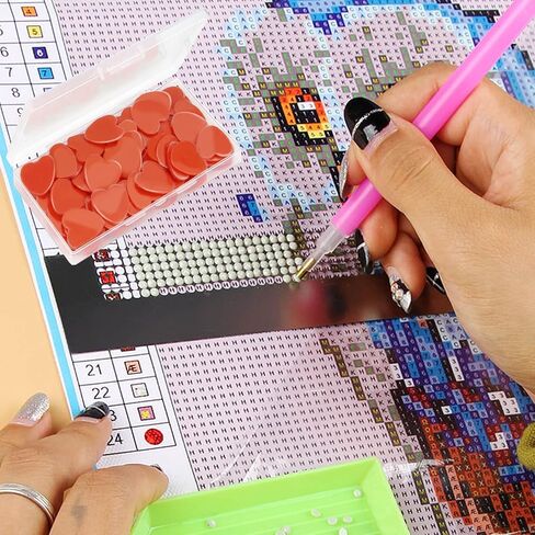 Diamond Art Painting Wax, 50 Pieces Painting Glue Clay, Glue for Diamond Art Painting, Painting Glue Clay for Diamond Art Painting Accessories in Saudi Arabia