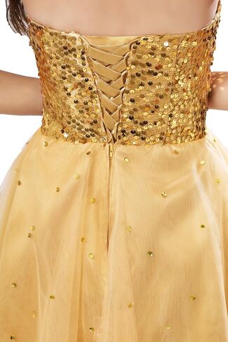 Sarahbridal Womens Short Tullle Sequins Homecoming Dresses Mine Prom Party Gowns in Saudi Arabia
