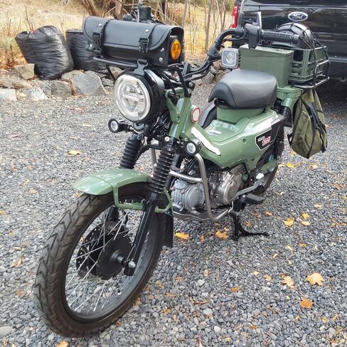 طقم إضاءة LED عالي السطوع مع مجموعة أسلاك متوافقة مع CT125 Trail 125 Hunter cub (2019-2024) (أبيض نهاري) in Kuwait