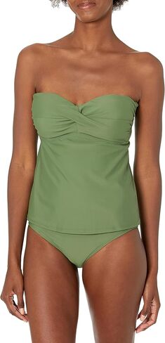تانكيني نسائي من Catalina Standard Plus Twist Bandeau Tankini in Kuwait