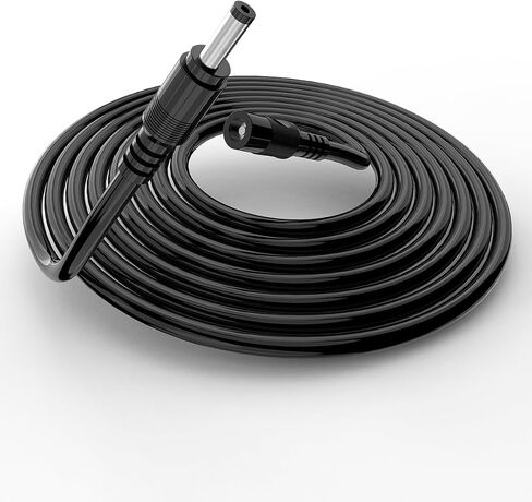 Tonton 21W 10Ft Extension Cable 15V for Ring Solar Panel and Super Solar Panel, Google Nest WiFi AC2200 Router 2nd Gen, Google Nest Home Hub, Echo 1st 2nd Gen, Echo Show Echo Plus, Look, Link Fire TV in Saudi Arabia