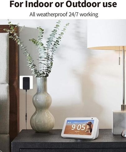 Tonton 21W 10Ft Extension Cable 15V for Ring Solar Panel and Super Solar Panel, Google Nest WiFi AC2200 Router 2nd Gen, Google Nest Home Hub, Echo 1st 2nd Gen, Echo Show Echo Plus, Look, Link Fire TV in Saudi Arabia