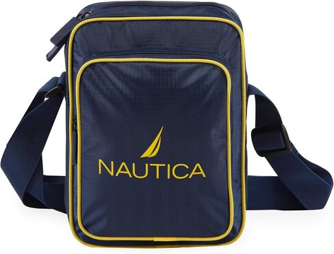 NAUTICA Unisex's Shoulder Bag, Grey Orange in Saudi Arabia