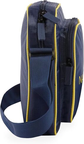 NAUTICA Unisex's Shoulder Bag, Grey Orange in Saudi Arabia