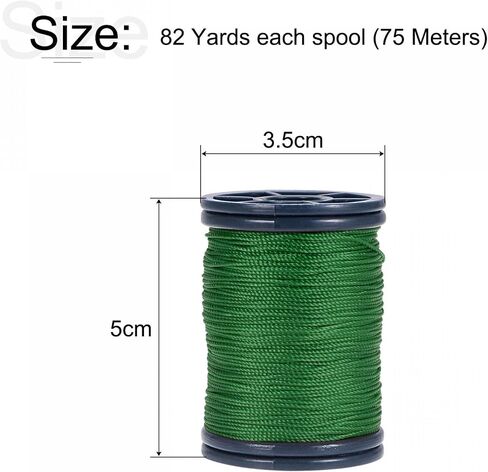 uxcell 0.6mm Polyester Sewing Thread 82 Yards Extra Strong Upholstery Thread Lightly Wax String for Manual and Machine Sews Alloy Orange in Saudi Arabia