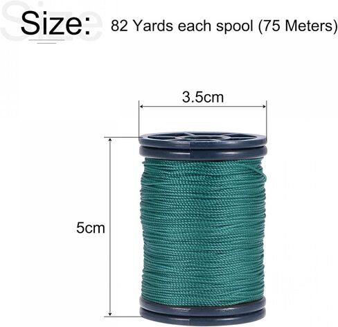 uxcell 0.6mm Polyester Sewing Thread 82 Yards Extra Strong Upholstery Thread Lightly Wax String for Manual and Machine Sews Alloy Orange in Saudi Arabia