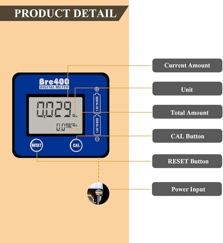 مسدس فوهة صمام التحكم الرقمي في الزيت، مع مدخل NPT 1/2 بوصة، مسدس زيت هوائي، مع شاشة LCD لمقياس التدفق، لزيت المحرك وما إلى ذلك. in Kuwait