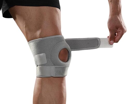 Knee Brace for Men Women Knee Braces for Knee Pain, Patellar Tendon Support Strap, Knee Brace for Meniscus Tear Knee Compression Sleeve for Knee Pain (Black) in Saudi Arabia