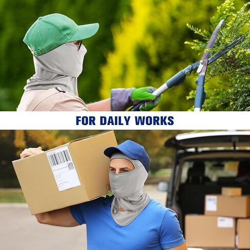 قناع وجه بالاكلافا مع عبوات ثلج جل قابلة لإعادة الاستخدام، قناع وجه للحماية من أشعة الشمس في الصيف للاستخدام في الهواء الطلق in Kuwait