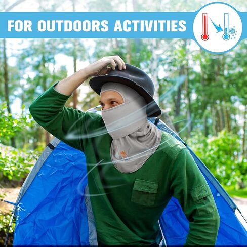 قناع وجه بالاكلافا مع عبوات ثلج جل قابلة لإعادة الاستخدام، قناع وجه للحماية من أشعة الشمس في الصيف للاستخدام في الهواء الطلق in Kuwait