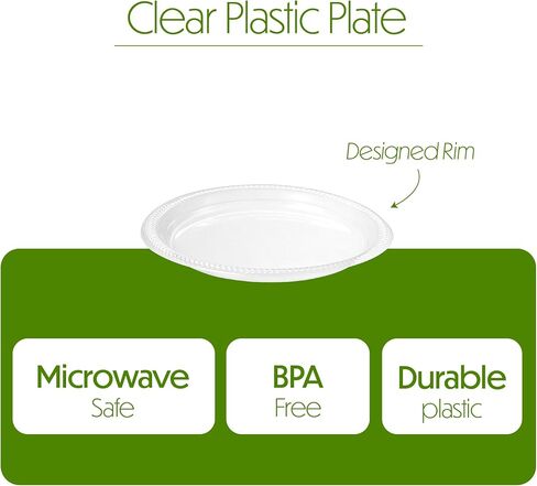 PLASTICPRO 40 Pack Clear Plastic Soup Bowls 5 oz Durable Disposable Small Plastic Bowls for Parties Events BBQ in Saudi Arabia