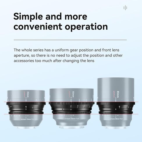 7artisans 35mm T2.0 Large Aperture Full Frame Cine Lens Compatible for Canon R Mount, Manual Focus Low Distortion Cinema Lens Mirrorless Cameras for Canon R RP R5 R6,Black in Kuwait