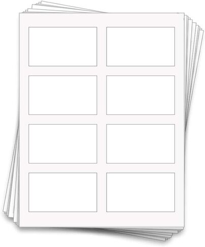 Premium Waterproof Vinyl Labels for 6 oz Jars, 3.5 x 2 in., White, for Inkjet Printers (Waterproof White Vinyl (Inkjet only), 120 Labels) in Saudi Arabia