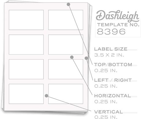 Premium Waterproof Vinyl Labels for 6 oz Jars, 3.5 x 2 in., White, for Inkjet Printers (Waterproof White Vinyl (Inkjet only), 120 Labels) in Saudi Arabia