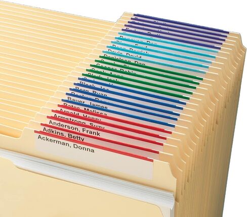 Smead Viewables Color Labeling System Refill Pack, 3 7/16" x 1 1/4", White, 160 per Pack (64915) in Saudi Arabia